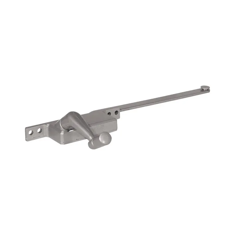 SK0471186-US20260702-105043-0 TRUE VALUE 17390-RA Aluminum Finish Right Hand Metal Window Casement Operator With Crank 9 Arm Square Type With 3/8 Spline Diecast Housing With Steel Worm Gear - Image 1