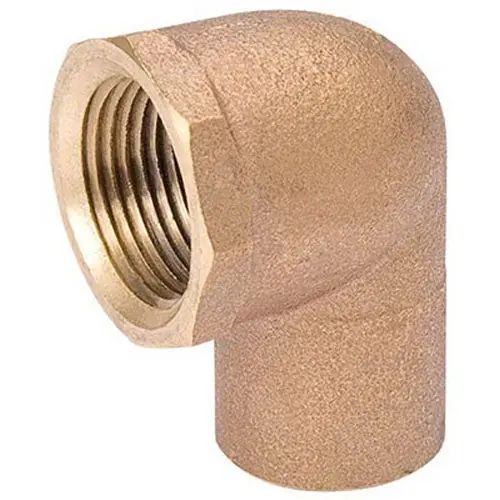 True Value A61507NL 1/2 Female Pipe Thread COP 90 Degree Elbow
