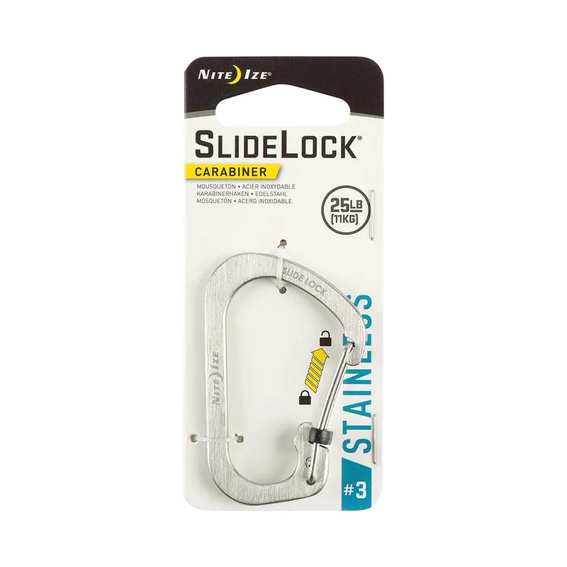 True Value CSL3-11-R6 #3 SS Slide Carabiner