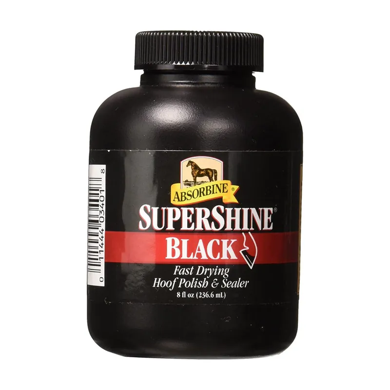 TRUE VALUE 428989 Super Shine 8 oz Black Hoof Polish & Sealer