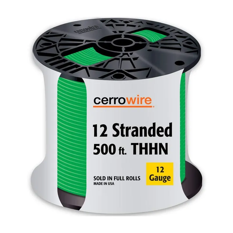 TRUE VALUE 112-3655J 500-Ft Green 12 Stranded Building Wire