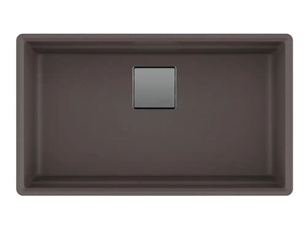 SK0471719-US20260702-105043-0 Franke PKG11031STO Peak 32 x 18-3/4 in. No Hole Composite Single Bowl Undermount Kitchen Sink in Storm - Image 1