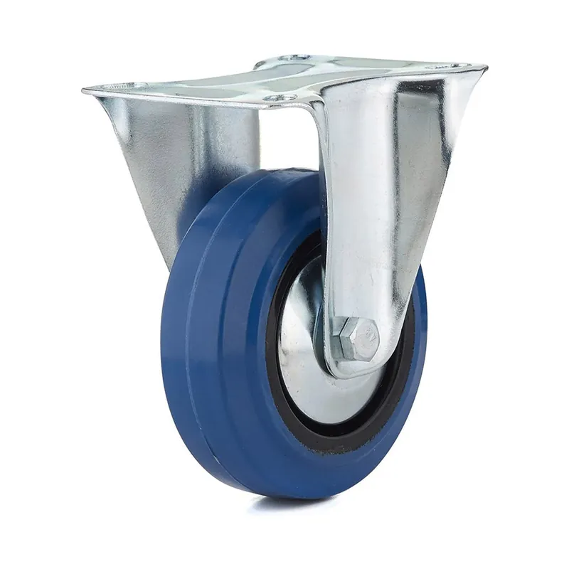 True Value F08334 4BLU Elas Rigid Caster