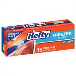 True Value R82216 Hefty One-Zip Storage Bag, 1-Qt., 18-Ct.