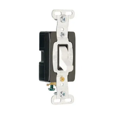 TRUE VALUE CS15AC1WCC8 Pass & Seymour - Legrand 15A White Premium Single-Pole Toggle Switch