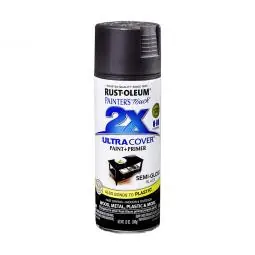 TRUE VALUE 249061 Pt2X 12Oz Sg Black Paint