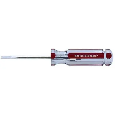 True Value 103572 Master Mechanic 3/16 x 3-In. Round Slotted Cabinet Screwdriver TV103572