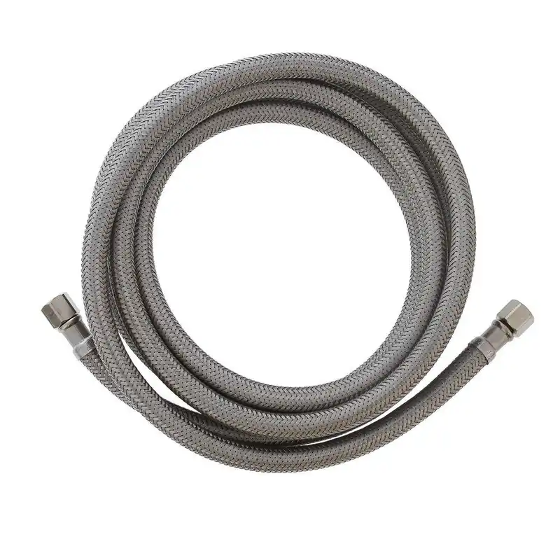 SK0472519-US20260702-105043-0 Jones Stephens S04232 1/4 x 84 in. Braided Stainless Ice Maker Flexible Water Connector - Image 1