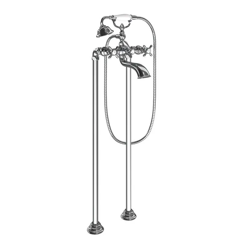 SK0472689-US20260702-105043-0 Moen S22105 Weymouth Two Handle Wall Mount Filler in Chrome (Trim Only) - Image 1
