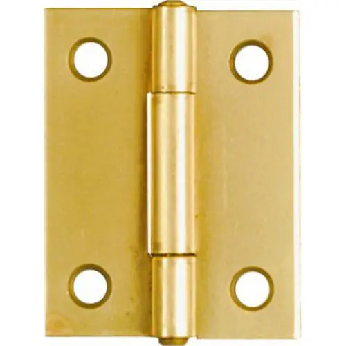 TRUE VALUE N146-175 2 Pack 2X1-9/16 Dull Brass Finish Hinge W/Screws
