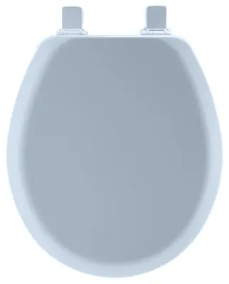 True Value 41EC034 Blu Rnd Wd Toilet Seat