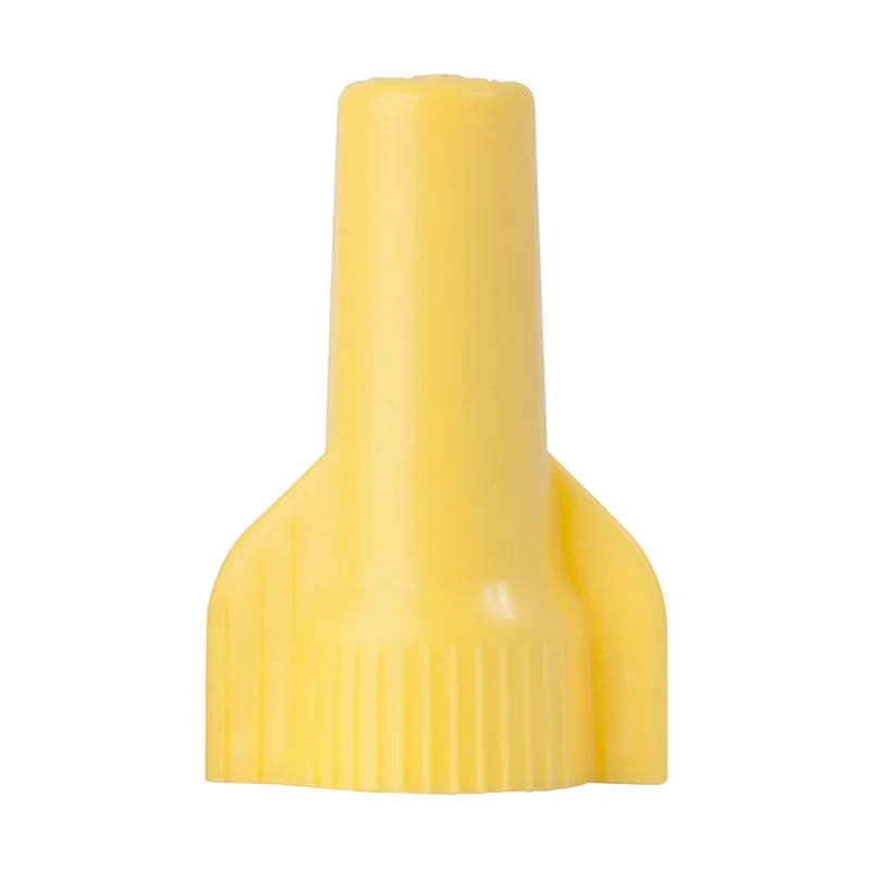 True Value 19-084 Wing-Gard Wire Connector, Screw-On, 18-12 AWG, Yellow, 6-Pk.