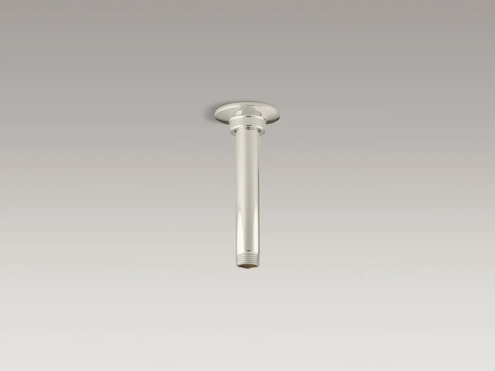 KOHLER 040688092959 K-7394-SN 6 In. Ceiling Mount Showerarm Vibrant Polished Nickel