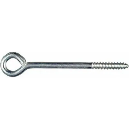 TRUE VALUE N220-673 1/4 Inch x 5 Inch Lag Screw Eye, Zinc
