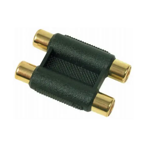 TRUE VALUE AH210RV Gold-Plated In Line RCA Coupler