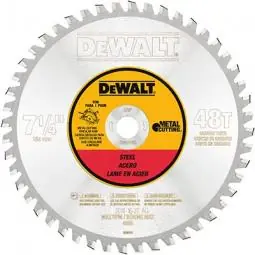 TRUE VALUE DWA7766 DeWalt Ferrous Metal Cutting Blade, 7.25-In., 48-Teeth