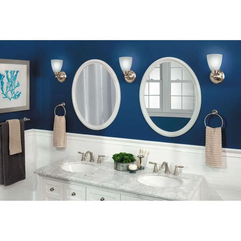 Creative Specialties YB2261BN Moen Brantford Brushed Nickel One Globe Bath Light