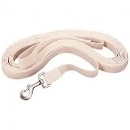 TRUE VALUE 35-4011 Weaver Leather Horse Lunge Line, Off White Flat Cotton, 1-In. x 30-Ft. 35-4011