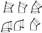 Westlake Pipe & Fittings 35-1598 4 90 ST EL PVC Gasketed
