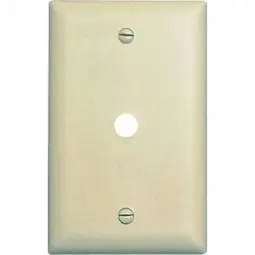 True Value TP11ICC15 Wall Plate, Telephone Hole, Ivory Nylon