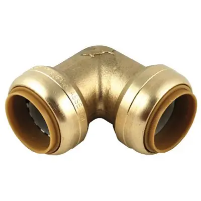 TRUE VALUE U260LFA SharkBite 1 x 1-In. Pipe Elbow, Lead-Free