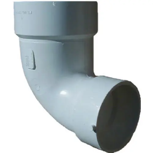 TRUE VALUE PVC003001200HA 72830 3 DWV 90 Degree Sched 40 Sanitary Elbow