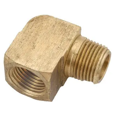 True Value 756100-04 1/4FPT BRS 90DEG ELBOW