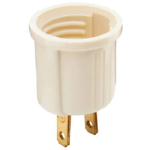 TRUE VALUE 61ICC10 IVY Edison Sock Adapter 125 Volt 660 Watt
