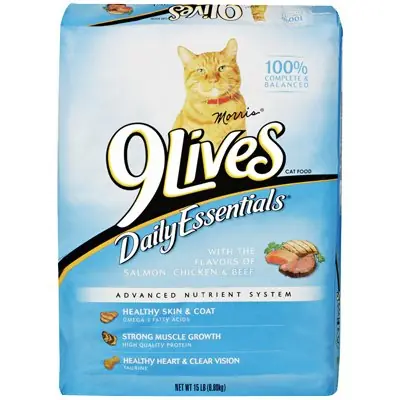 True Value 79100520381 9 Lives Daily Essentials Cat Food Dry 20 lb
