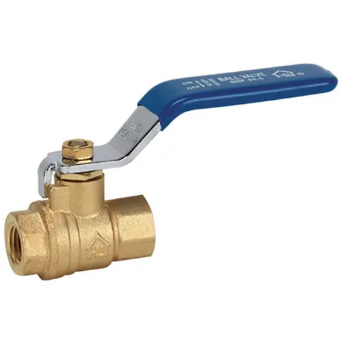 TRUE VALUE 107-000NL 116-2-18-18 1/8 Inch Brass Threaded Ball Valve