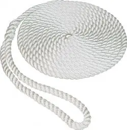 True Value 50013011 1/2 X 25 White Twisted Nylon Dock Line