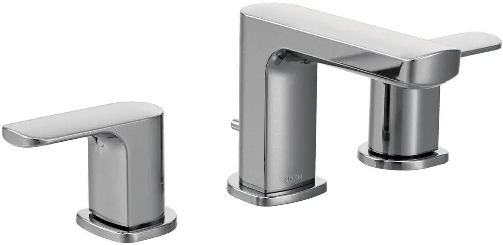 SK0475102-US20260702-105043-0 Moen T6920 Rizon 8 in. Widespread 2-Handle Bathroom Faucet Trim Kit in Chrome - Image 1