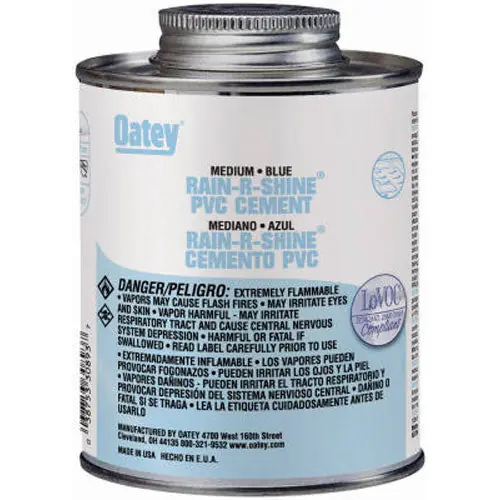 True Value 30891 8OZ BLU PVC Pipe Cement