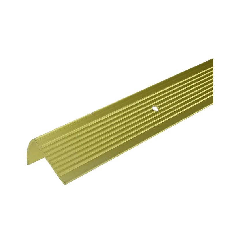 TRUE VALUE H4128FB3 Frost King 1-1/8 x 36-Inch Gold Stair Edge