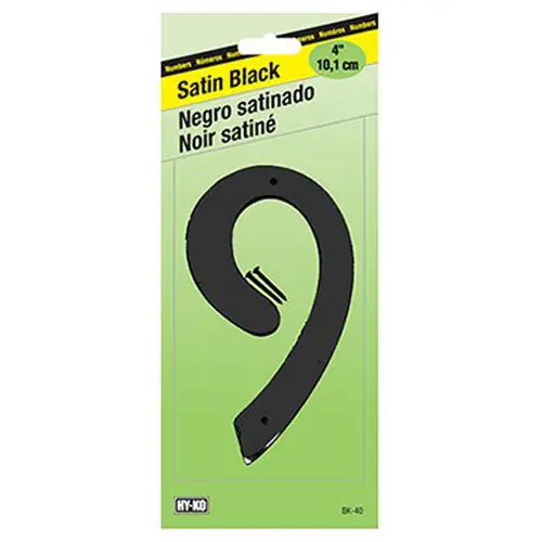 True Value BK-40/9 4 Zinc #9 BLK/Nails