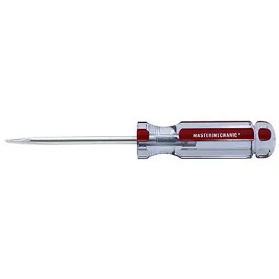 True Value 103592 Master Mechanic 1/4 x 4-In. Round Slotted Cabinet Screwdriver