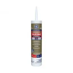 TRUE VALUE GE5040 GE Silicone II Kitchen & Bath Caulk, Clear, 10.1-oz.