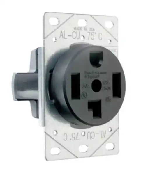 True Value 3864CC6 Pass & Seymour - Legrand Flush Outlet 30A 125/250V 4W