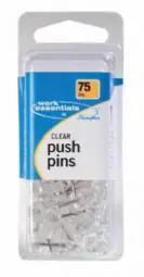 SK0475770-US20260702-105043-0 TRUE VALUE S7071760 75CT CLEAR PUSH PIN - Image 1