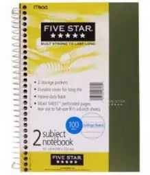 TRUE VALUE 06180 100CT WHT NOTEBOOK EA