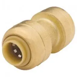 TRUE VALUE U004LFA SharkBite 1/4 x 1/4-In. Push Kit Pipe Coupling Lead-Free
