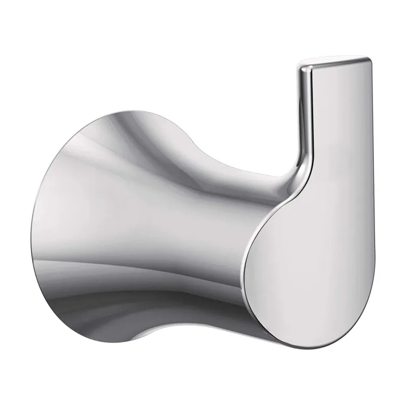 SK0476083-US20260702-105043-0 Creative Specialties YB0203CH Moen Doux Chrome Single Robe Hook - Image 1