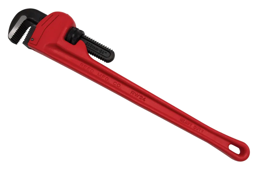 Reed 02170 Heavy Duty Straight Pipe Wrench 1/4 to 3 in Pipe 24 in Overall Length