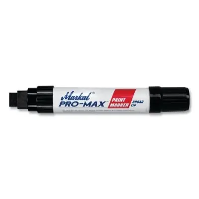 SK0476409-US20260702-105043-0 MARKAL 90903 PRO-MAX Paint Marker Black Jumbo Tip Chisel - Image 1