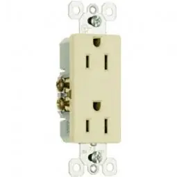 True Value 885ICC21 Pass & Seymour Legrand Decor Outlet 15A 125V 2P 3W Ivory