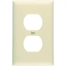 TRUE VALUE TP8ICP10 Pass & Seymour - Legrand 10-Pack Ivory Duplex Outlet Nylon Wall Plate