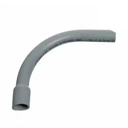 TRUE VALUE UA9AGB-CTN 1-1/4-Inch Schedule 40 PVC 90 Degree Belled End Elbow