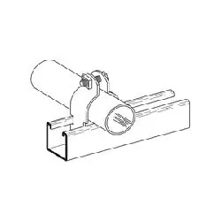 B-Line B2019ZN B-Line B2000 2-Piece Conduit/Pipe Clamp 5 in