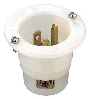 SK0477893-US20260702-105043-0 Leviton 5278-C Grounding Inlet Receptacle 125VAC 15A - Image 1