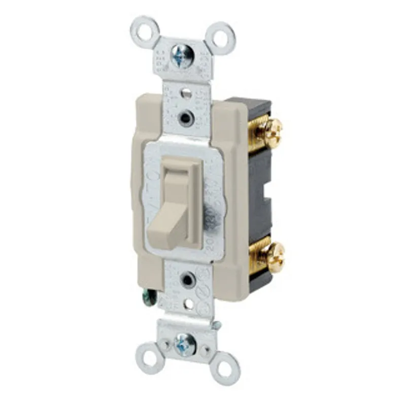 SK0477909-US20260702-105043-0 Leviton 54521-2I 20-Amp Toggle Framed AC Quiet Switch 120/277 Volt - Image 1